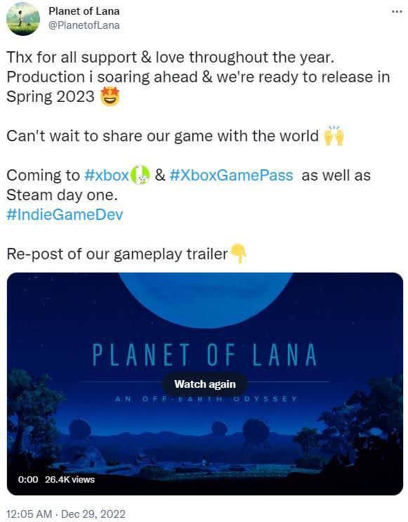 《拉娜的星球》明年春季发售 首发加入XGP
