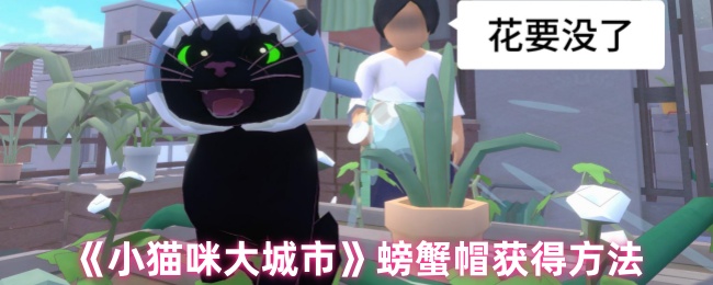 小猫咪大城市螃蟹帽获得方法
